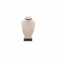 Chocolate/Beige Leatherette Small Neckform