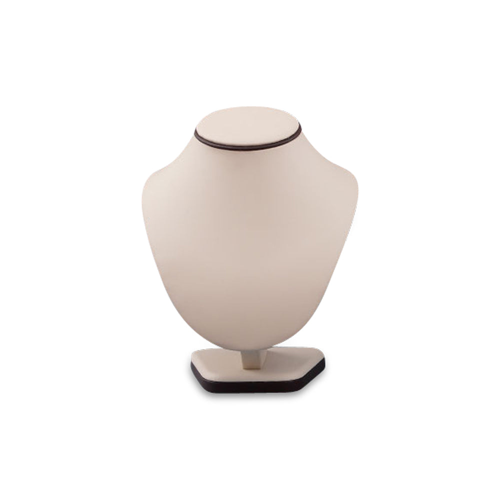 Chocolate/Beige Leatherette Large Wood Neckform