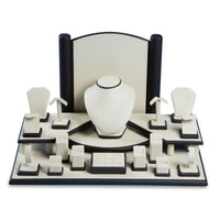 Chocolate/Beige Leatherette Window Display – Novel Box