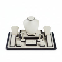 Chocolate/Beige Leatherette Window Display – Novel Box