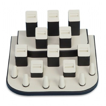 Chocolate/Beige Leatherette Magnetic Display