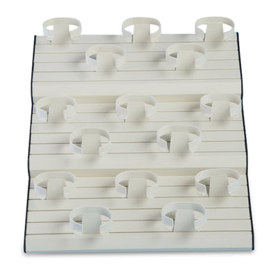 Chocolate/Beige Leatherette 15 Watch Display