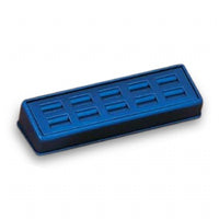 Navy Blue Leatherette 9 Ring Slot Stand