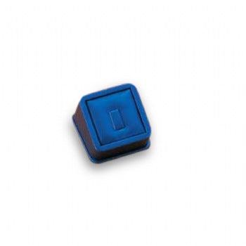 Navy Blue Leatherette 1 Clip Ring Stand