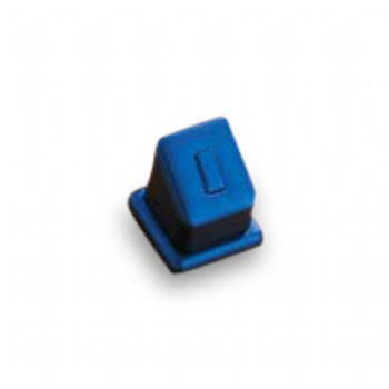 Navy Blue Leatherette 1 Clip Ring Stand