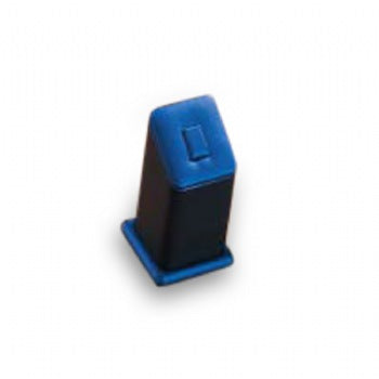 Navy Blue Leatherette 1 Clip Ring Stand