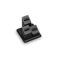Navy Leatherette 3 Ring Slot Stand