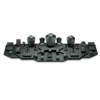 5' Black Leatherette Showcase Display Set