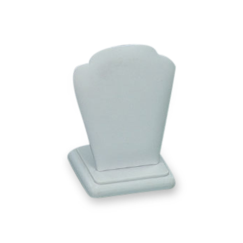 White Leatherette Pendant Stand