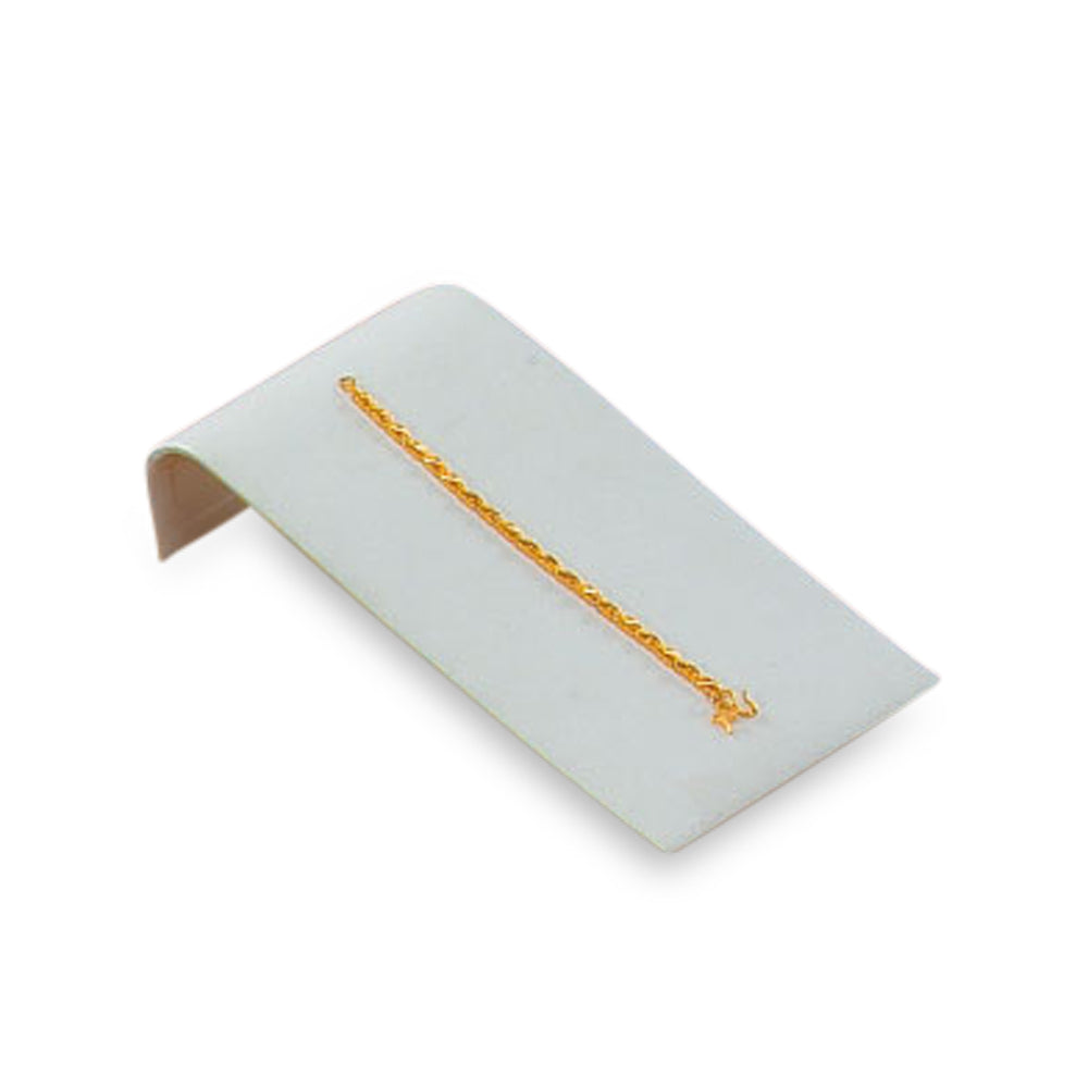 White Leatherette Bracelet Stand