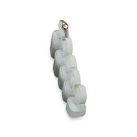 White Leatherette Bangle/Watch Tower