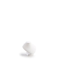 White Leatherette Small Neckform