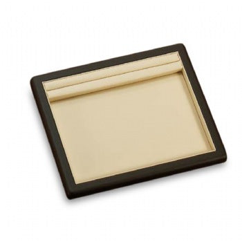 Chocolate/Beige Leatherette Counter Pad