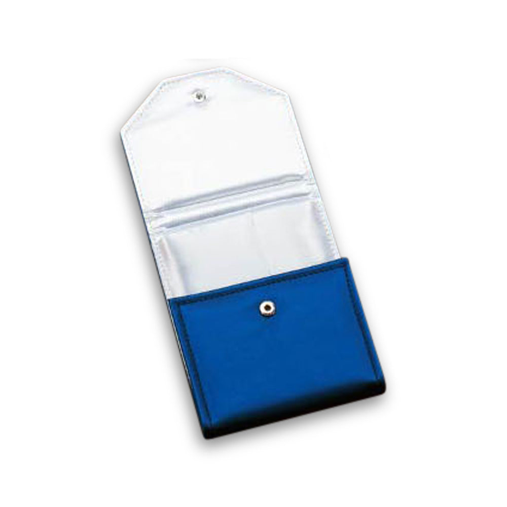 Large Leatherette Navy Blue Pearl Folder