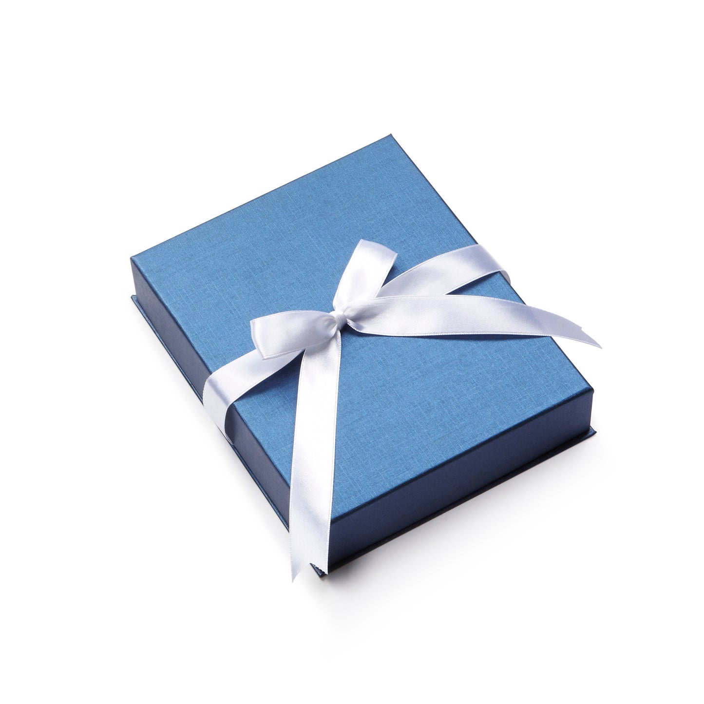 Large Leatherette Navy Blue Pearl Folder