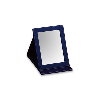 Navy Small Rectangle Foldable Mirror