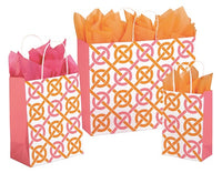 Medium Chic Link Kraft Paper Shoppers