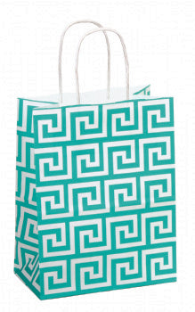 Graphic Kraft Paper Shoppers