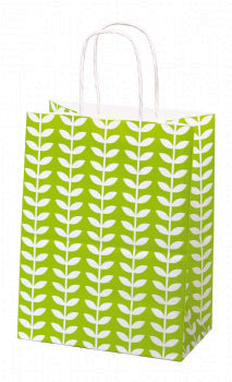 Spring Leaf Kraft Bags
