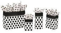 Medium Domino Dots Paper Shoppers