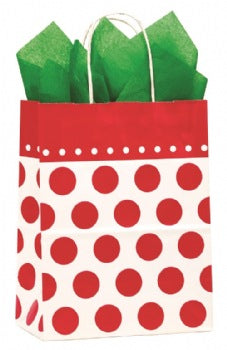 Polka Dot Paper Shoppers