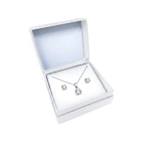 White Fantasy Earring/Pendant/Hoops Box