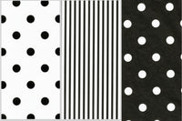 Black & White Printed Assortment Tissue Paper 