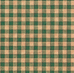 Green Kraft Gingham Tissue Paper 