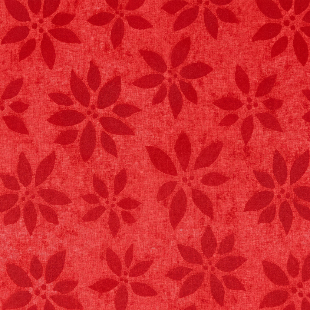 Red Ponsietta Reflections Satinique Tissue Paper