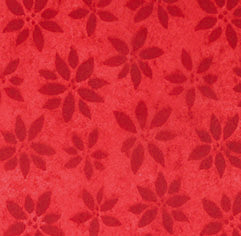 Red Poinsettia Reflections Satinique Tissue Paper