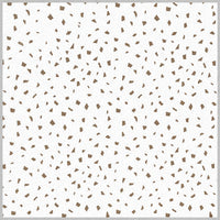 A sheet of silver tissue paper with a reflective surface.