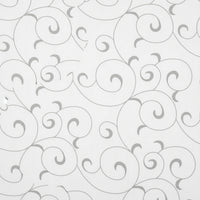 Silver Swirl Print on Ivory Tissue Paper
