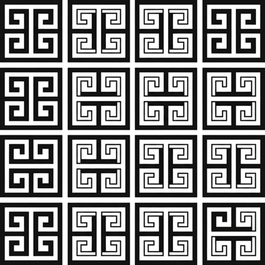 Greek Key Print Tissue Paper
