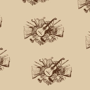 Vintage Print Tissue Paper