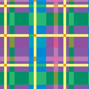 Vivid Tartan Print Tissue Paper