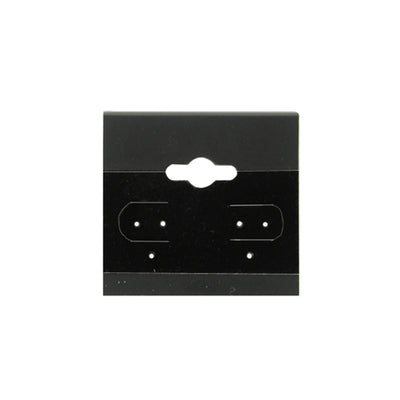 Plain Black Hanging Earring Card (x100)