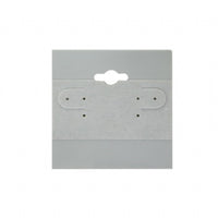 Plain Grey Hanging Earring Card (x100)
