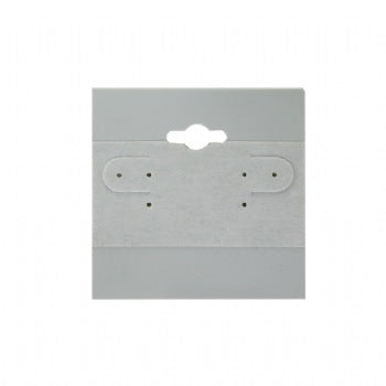 Plain Grey Hanging Earring Card (x100)