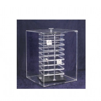 Rotating Acrylic Earring Display Case