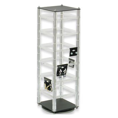 Acrylic Rotating Hanging Earring Card Display