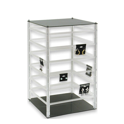 Acrylic Rotating Hanging Earring Card Display