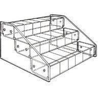 3 Tier 18 Compartment Acrylic Display