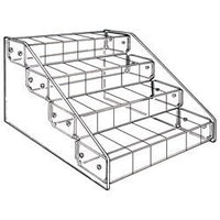 4 Tier 24 Compartment Acrylic Display