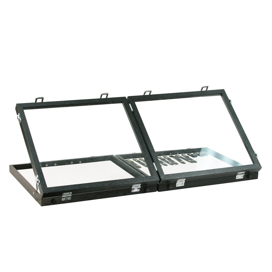 Double-Side Case with Glass-Top Panel