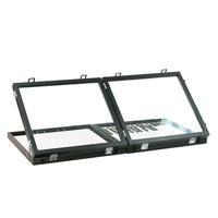 Double-Side Case with Glass-Top Panel