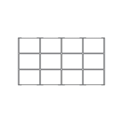 12 Compartment Full Size Tray Liner