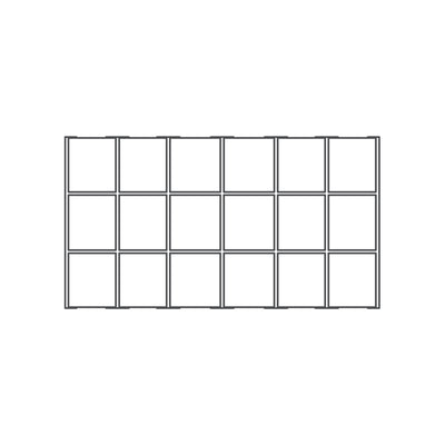 18 Compartment Full Size Tray Liner