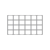 24 Compartment Full Size Tray Liner