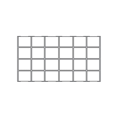 24 Compartment Full Size Tray Liner