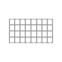 32 Compartment Full Size Tray Liner